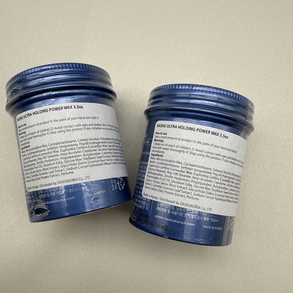 DASHU For Men Ultra Holding Power Wax 3.38 oz.x2ea/Long Lasting New *READ... - Picture 6 of 15